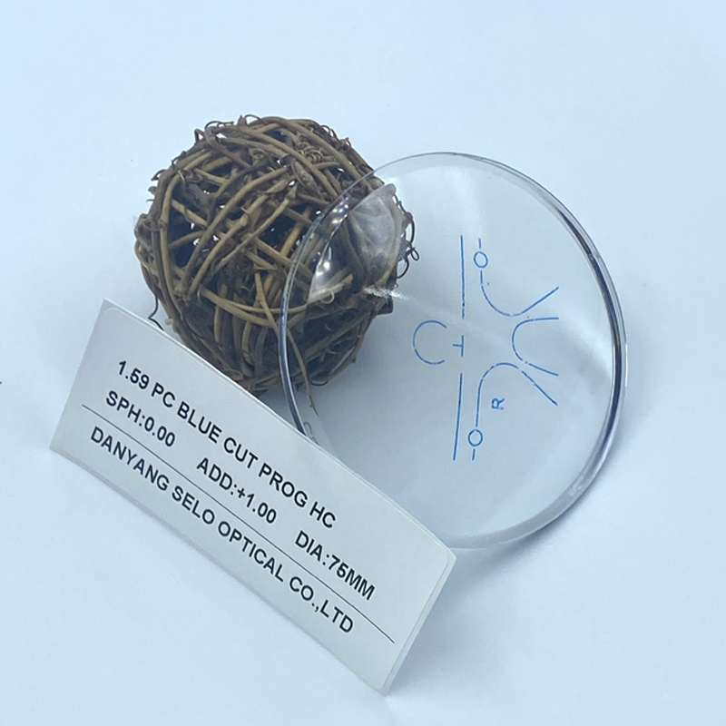 1.59 ブルーブロック PC プログレッシブ レンズ HMC/SHMC