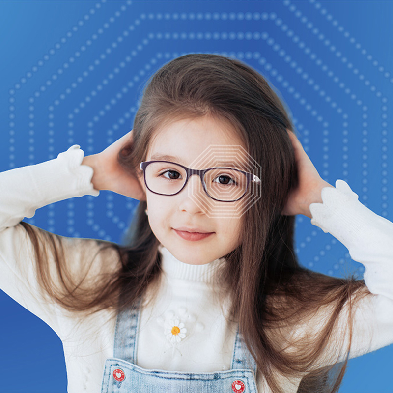 八角形円形近視制御レンズ