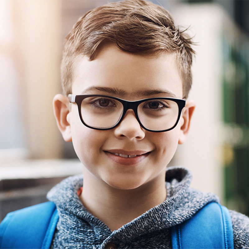 八角形円形近視制御レンズ