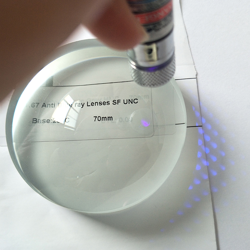 1.67 半完成ブルーブロック単焦点レンズ
